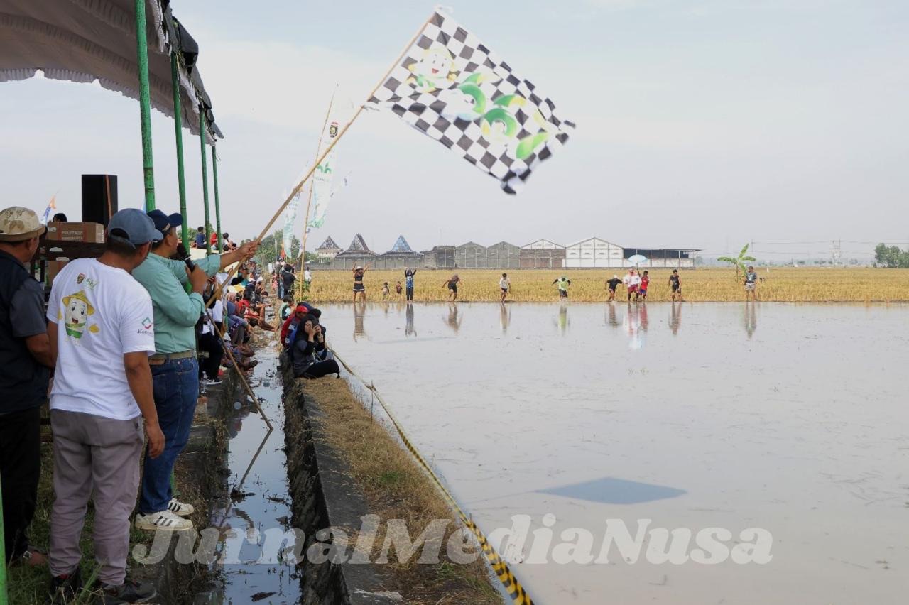 Sawah Run Race Meriahkan Hari Jadi Ngawi ke-667, Angkat Semangat Pangan dan Tradisi