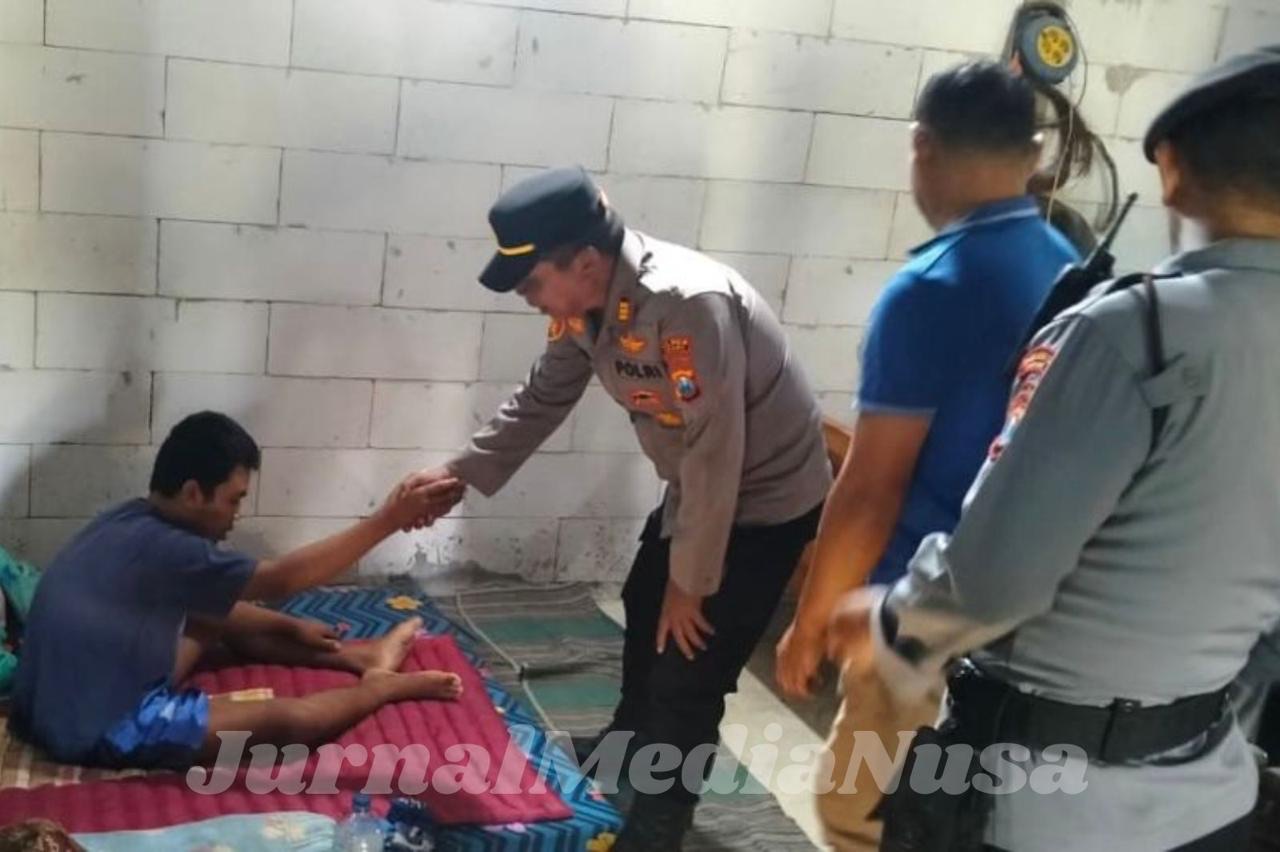 Kapolsek Ngawi Kota Santuni 2 Anak Suyatmi, Wanita Yang Lompat dari Jembatan Kendung