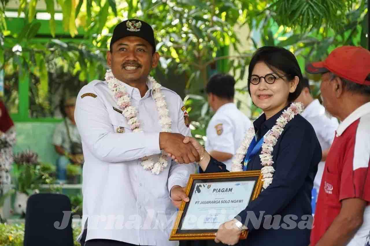 PT Jasamarga Solo Ngawi Salurkan Program TJSL, Bupati Ony Apresiasi Dukungan untuk Pendidikan dan Kesehatan