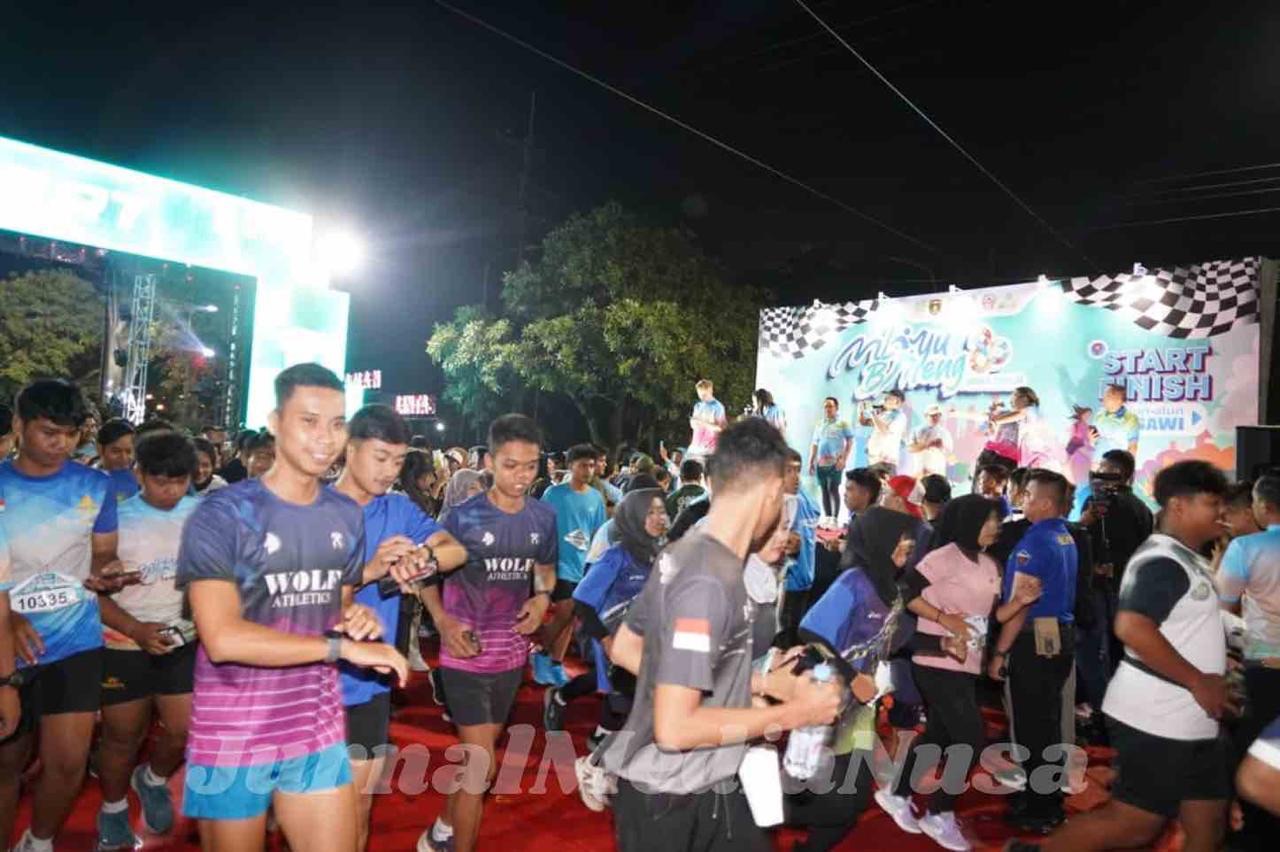 Ribuan Peserta Padati “Mlayu Bareng” di Ngawi, Puncak Meriah Hari Jadi ke-80 Provinsi Jawa Timur